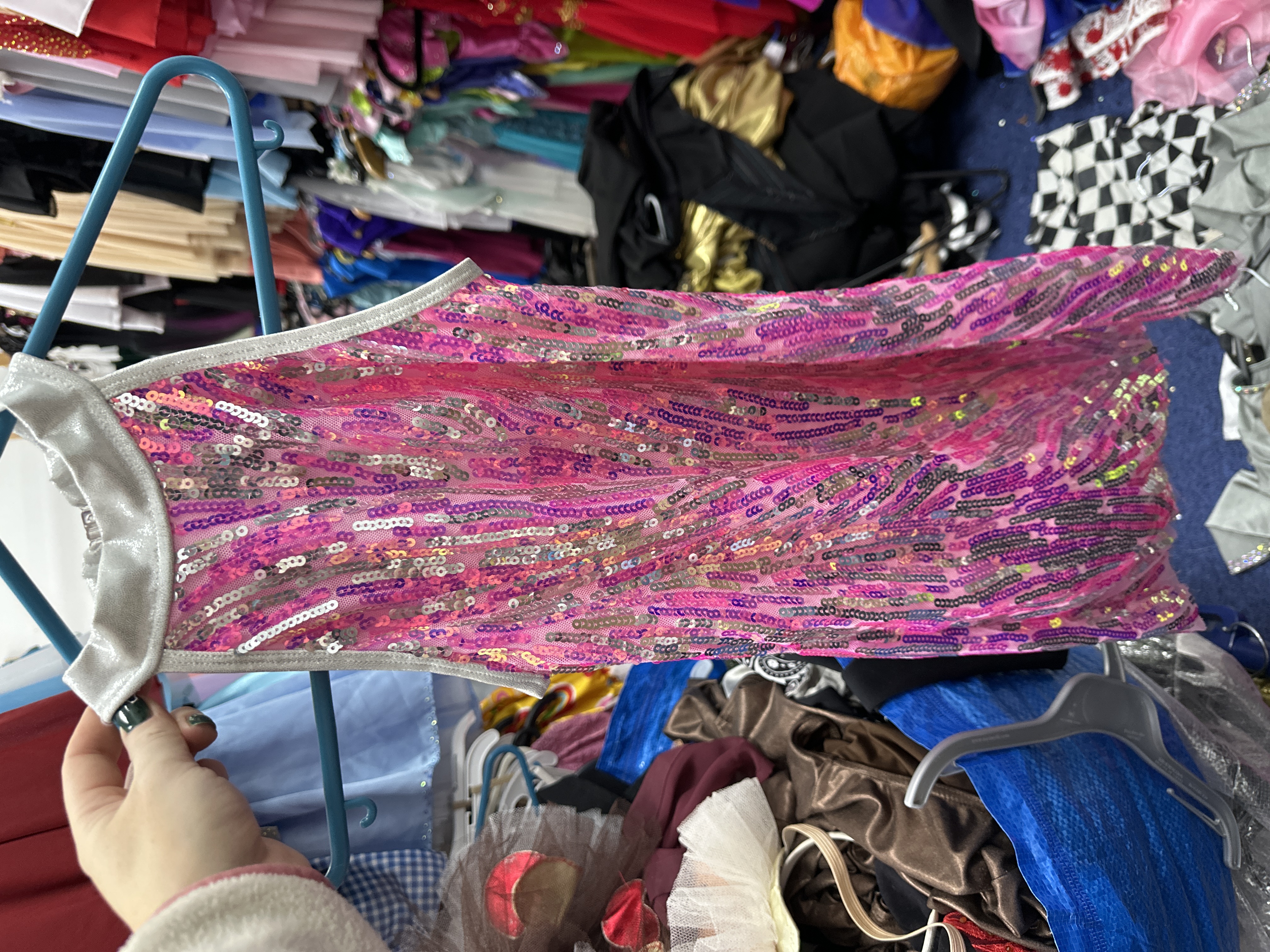 IDS Pink Sequin Dress