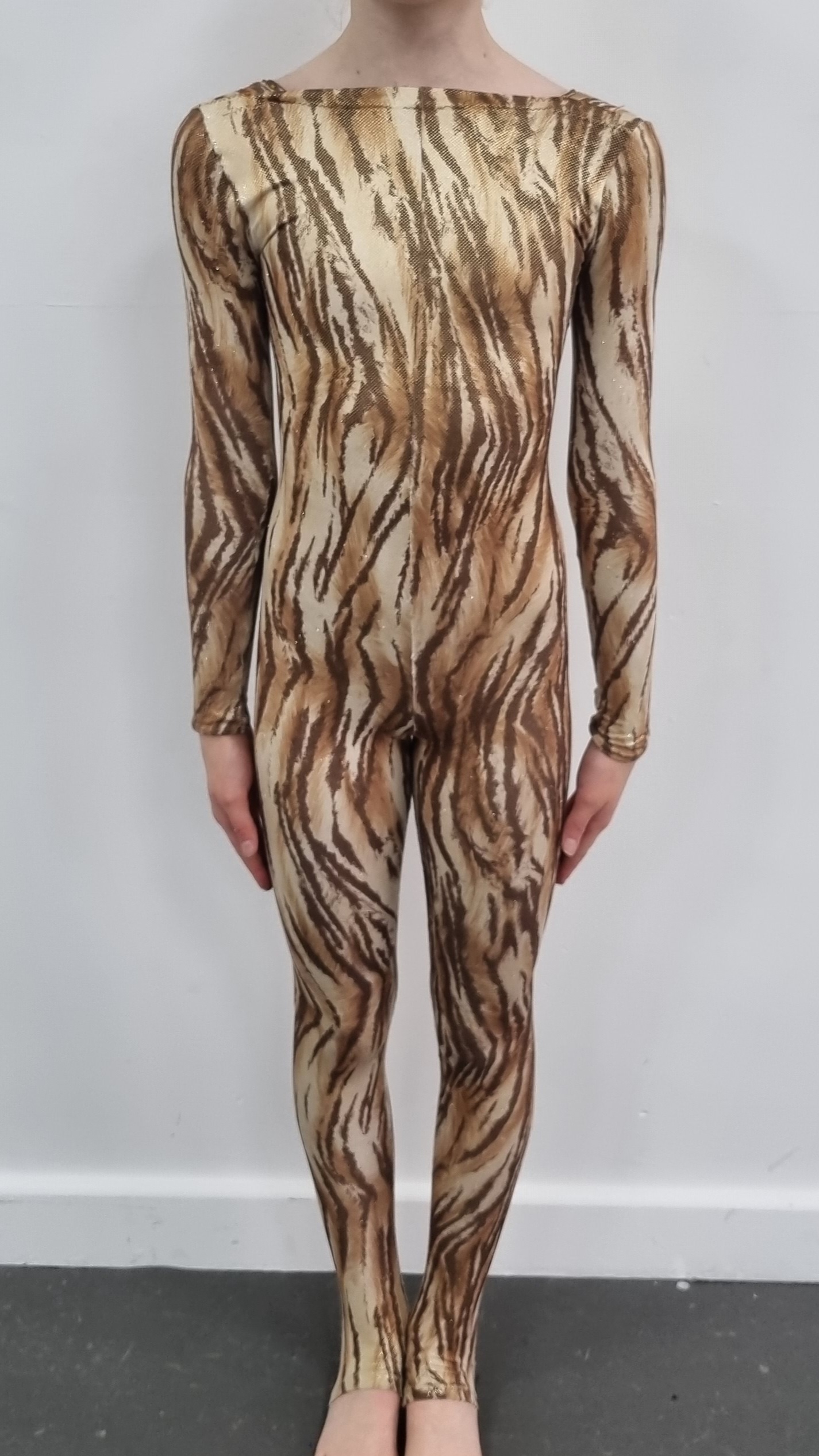 Assorted Metallic Animal Print Catsuit